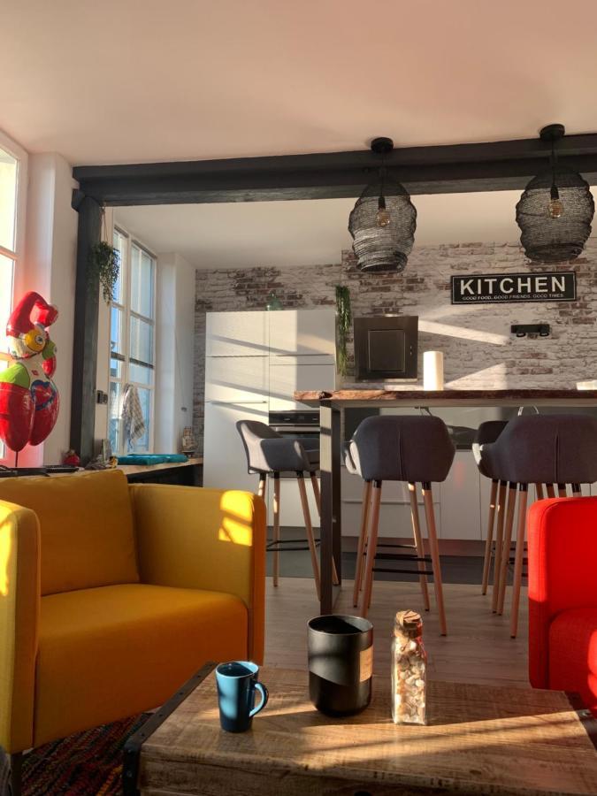 Appartamento La Loge Des Artistes Honfleur Esterno foto